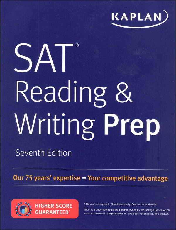 Kaplan SATA Reading and Writing Prep coursebook